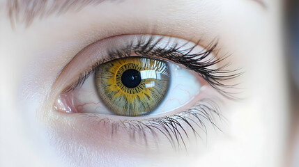 Fototapeta premium Close Up Of A Hazel Eye