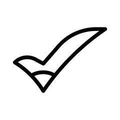 checkmark line icon