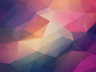 Obraz premium Vibrant Polygon Low Poly Abstract Background Modern Geometric Art Design