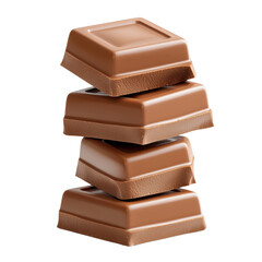 Stacked Chocolate Confectionery Delighting Sweet Tooth Lovers