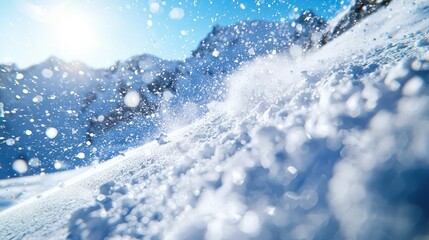 Powder Paradise: A Stunning Winter Landscape in the Majestic Alps