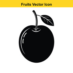  Healthy food Fruit icons vector illustration design.