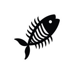 fish bone silhouette