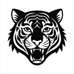 vector illustration of a tiger