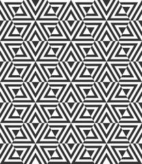 Seamless geometric pattern. Modern abstract background with hexagons.