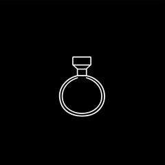 perfume glass bottle outline icon, in trendy vector illustration. Popular perfume spray for men in the world. Top choice of editable graphic resources for many purpose