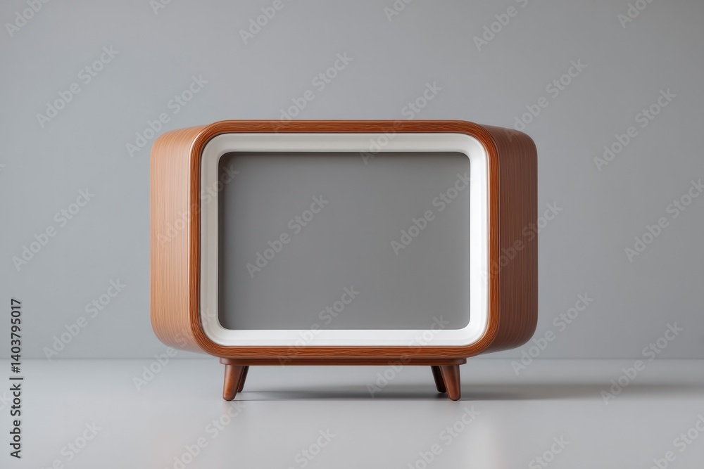 Aufkleber vintage-style advertisement capturing iconic retro product with clean minimalistic design emphasizin