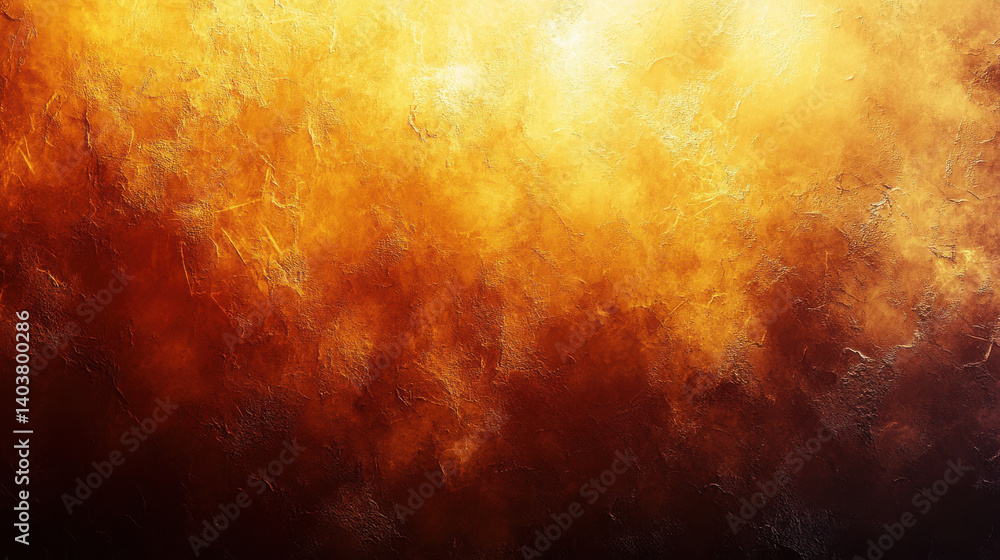Aufkleber abstract gradient background with a grainy texture, featuring yellow and brown colors. the design in