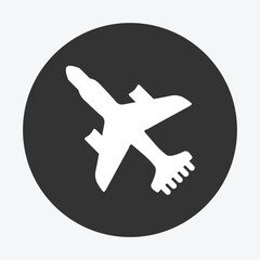 Obraz premium plane icon illustration