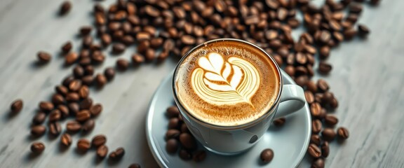 Melbourne cafe's artisan coffee, latte art, beans, cozy, interior