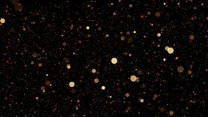 Golden Summer concept the motion of bokeh sunlight natural shadow overlay loop background, logo titles in award, music, wedding, anniversary, party and presentation backdrops, corporate.