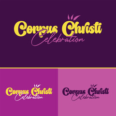 Corpus Christi Celebration Logo design