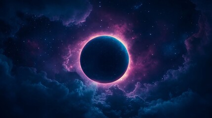 Cosmic Eclipse: A Celestial Event in Deep Space