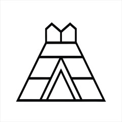  Paving Icon Minimalist Line Art Vector Illustration