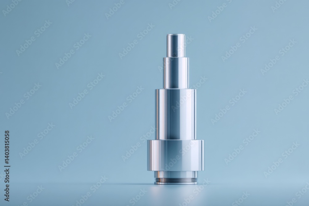 Poster sleek minimalistic image showing advanced water filtration technology with ample copy space