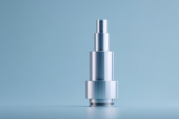 sleek minimalistic image showing advanced water filtration technology with ample copy space