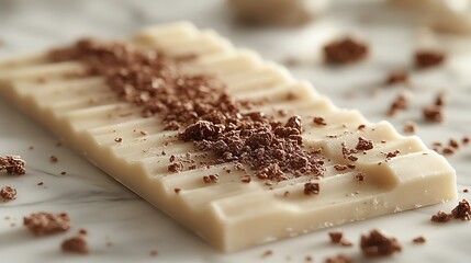 close up of a chocolate bar