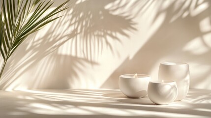 Modern Minimalist Indoor Space With Clothing Rack Showcasing Casual Shirts and Greenery Under Soft Sunlight