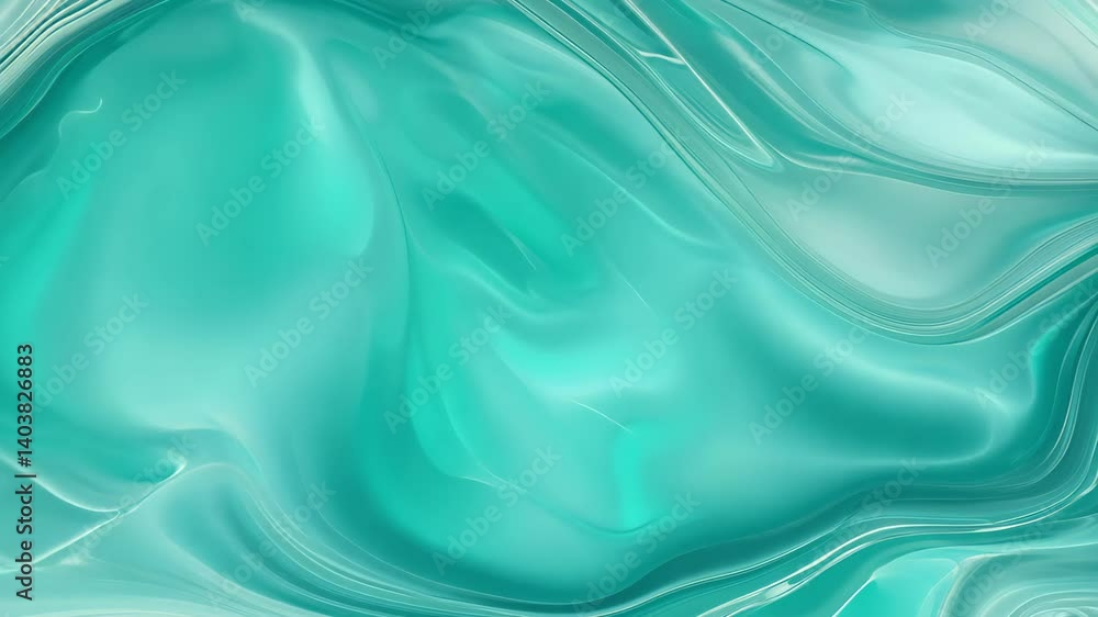 Poster mesmerizing animated background wallpaper with gentle turquoise ripples and soft glimmering patterns