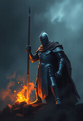 Fototapeta premium A Knight