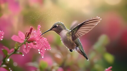 Fototapeta premium humming bird