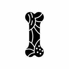 creative details Bone Icon Vector Illustration