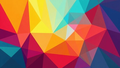 Obraz premium Geometric shapes, bold colors, abstract design, art, shapes