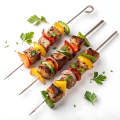 Delicious Grilled Chicken and Vegetable Skewers Recipe
