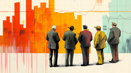 investors looking chart wondering