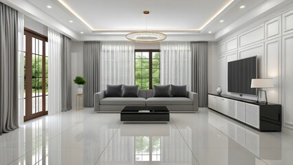Modern Luxurious Living Room Interior Design Upscale Home Decor Inspiration