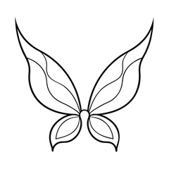 fairy wings line art on white background (1).eps
