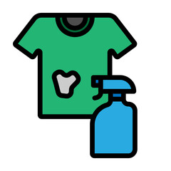 Stain Remover Vector Filled Icon Design