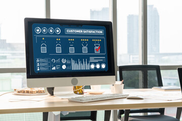 Customer satisfaction and evaluation analysis on modish software computer for marketing strategy...