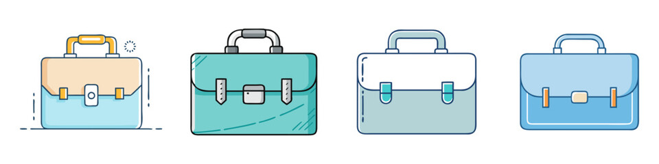 briefcase icon, briefcase vector illustration-simple illustration of briefcase, perfect for briefcase logos and icons