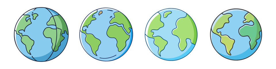 earth icon, earth vector illustration-simple illustration of earth, perfect for earth logos and icons