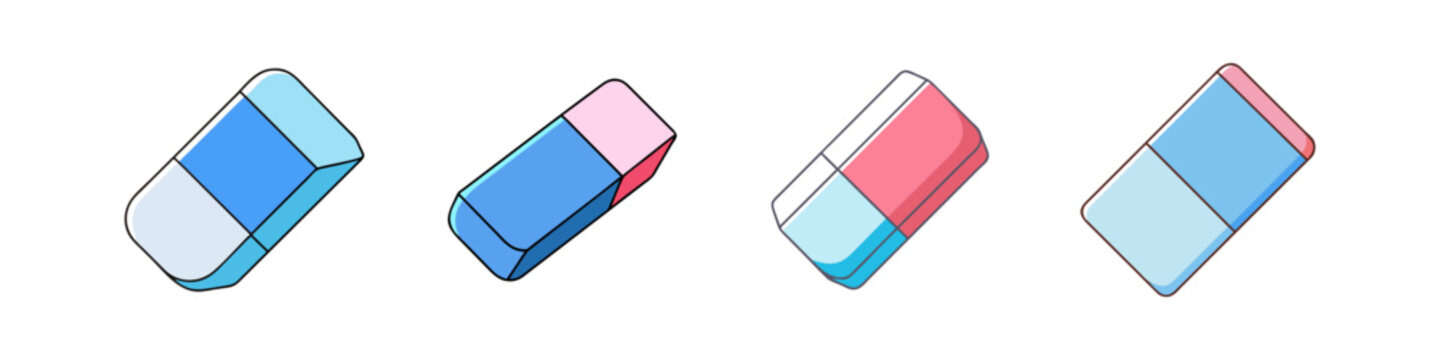 eraser icon, eraser vector illustration-simple illustration of eraser, perfect for eraser logos and icons
