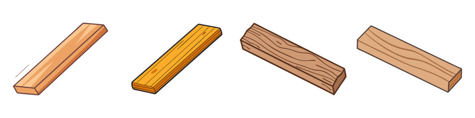 plank icon, plank vector illustration-simple illustration of plank, perfect for plank logos and icons