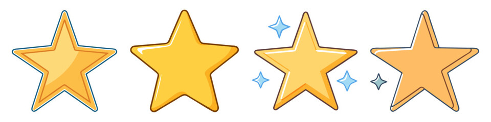 Obraz premium star icon, star vector illustration-simple illustration of star, perfect for star logos and icons