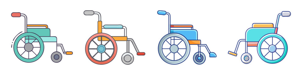 wheelchair icon, wheelchair vector illustration-simple illustration of wheelchair, perfect for wheelchair logos and icons