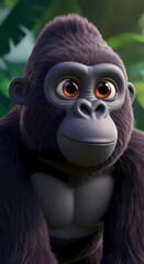 Fototapeta premium monkey gorilla nature animal