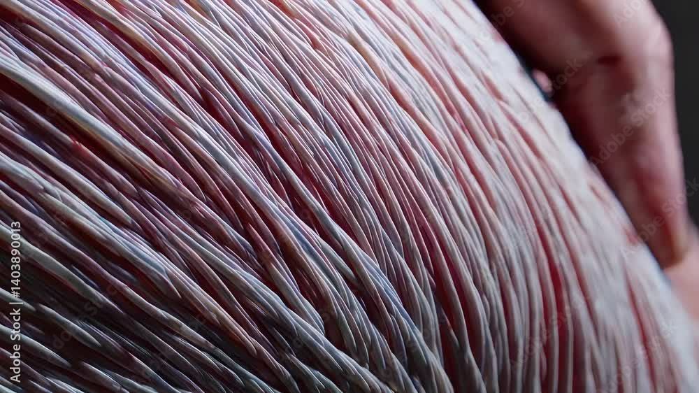 Poster close-up of colorful textured surface with intricate patterns
