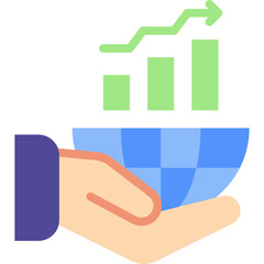 Global Business icon vector illustration