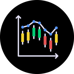 Stock Market icon vector illustration