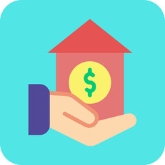 Home Loan icon vector illustration