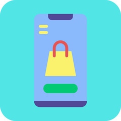 Mobile Banking icon vector illustration