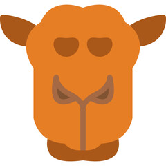 Camel Face icon vector illustration