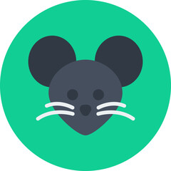 Mouse Face icon vector illustration