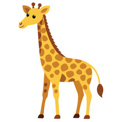 Obraz premium A giraffe vactor illustration