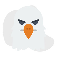 Eagle Face icon vector illustration