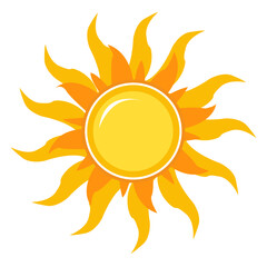 sun vector illustration
